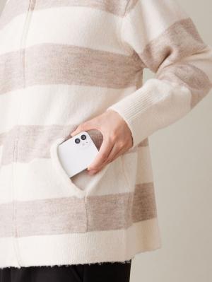 マタニティ トップス|ニットパーカー ルームウェア マタニティ・授乳服 【出産後も長く使える】