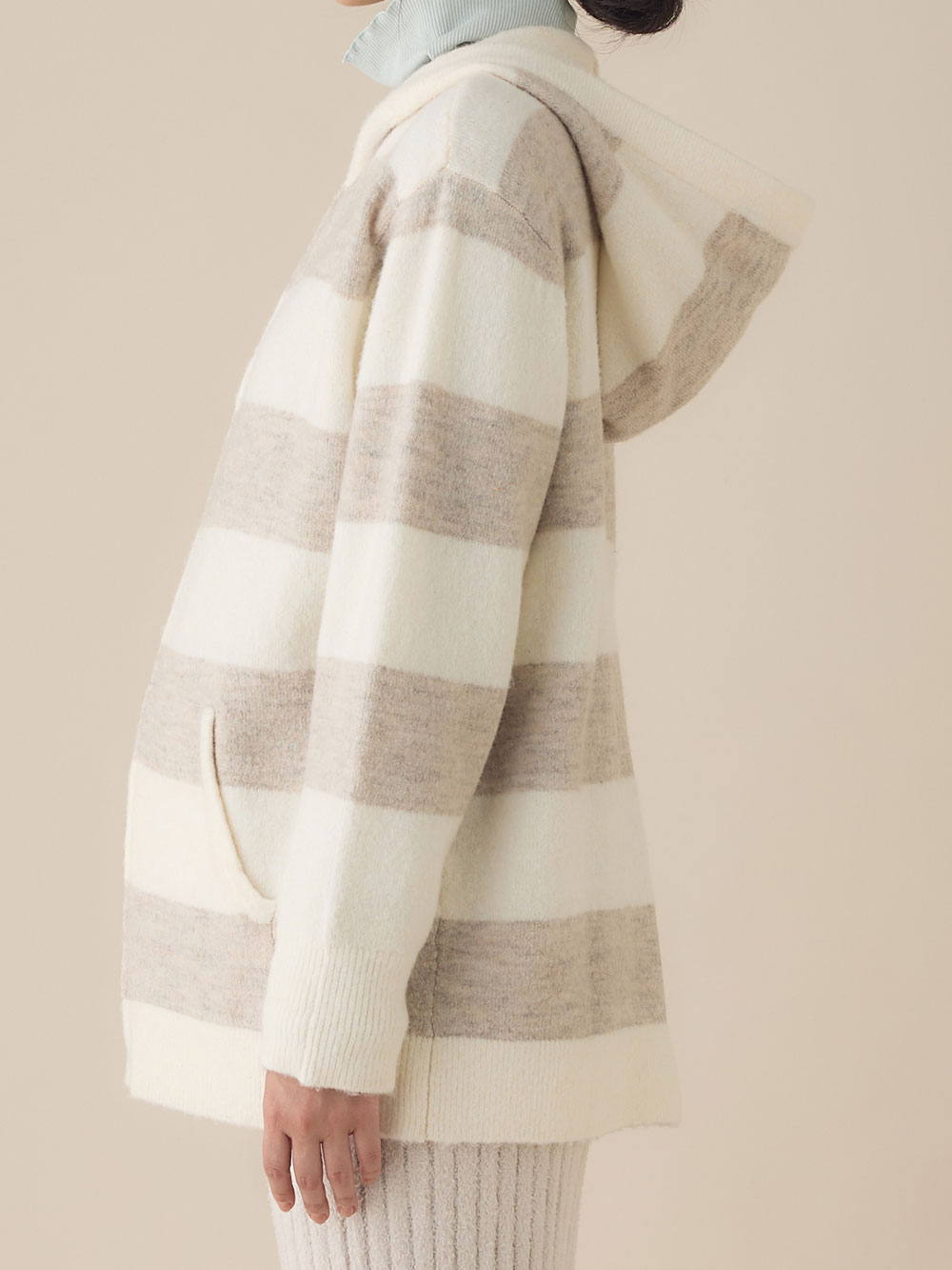 マタニティ トップス|ニットパーカー ルームウェア マタニティ・授乳服 【出産後も長く使える】