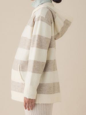 マタニティ トップス|ニットパーカー ルームウェア マタニティ・授乳服 【出産後も長く使える】