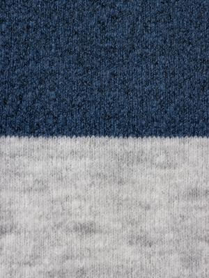 マタニティ パジャマ・ルームウェア|ニットパンツ ルームウェア マタニティ・産後 【出産後も長く使える】|グレー×ブルー