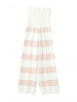 マタニティ パジャマ・ルームウェア|ニットパンツ ルームウェア マタニティ・産後 【出産後も長く使える】|オフ×ピンク