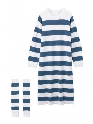 ニットネグリジェ＆2WAYレッグウォーマー マタニティ・授乳服 【出産後も長く使える】10408