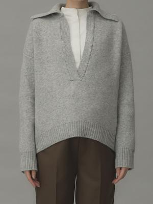 マタニティ トップス|深V ネックニット マタニティ・授乳服 【出産後も長く使える】