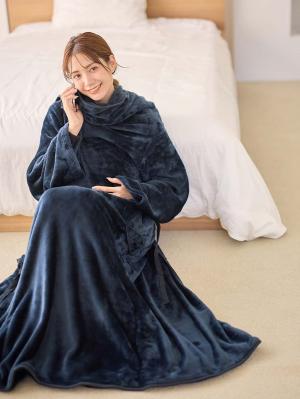 【収納可】【授乳クッションにもなる】両面ボアごろ寝ブランケット ルームウェア マタニティ・産後【出産後も長く使える】10411