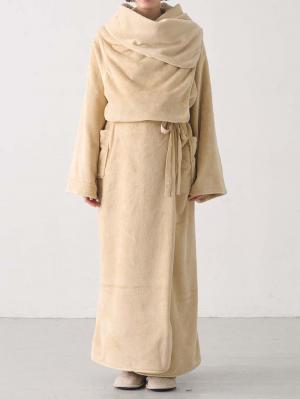 マタニティ パジャマ・ルームウェア|【収納可】【授乳クッションにもなる】両面ボアごろ寝ブランケット ルームウェア マタニティ・産後【出産後も長く使える】