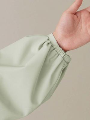 マタニティ トップス|フロントギャザーブラウス　マタニティ 授乳服【出産後も長く使える】