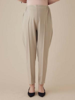 マタニティ パンツ|センターシームストレッチテーパードパンツ　マタニティ・産後 【出産後も長く使える】
