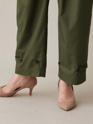 マタニティ パンツ|ウエストギャザーパンツ　マタニティ・産後【出産後も長く使える】