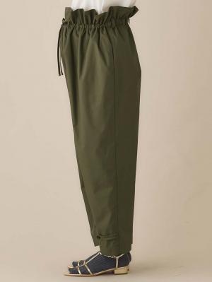 マタニティ パンツ|ウエストギャザーパンツ　マタニティ・産後【出産後も長く使える】