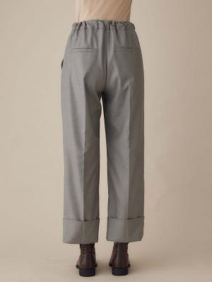 マタニティ パンツ|ハイウェストアジャストワイドパンツ　マタニティ・産後【出産後も長く使える】