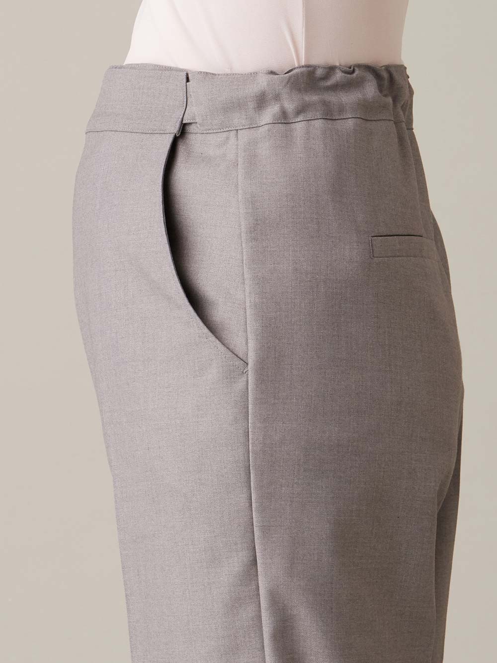 マタニティ パンツ|ハイウェストアジャストワイドパンツ　マタニティ・産後【出産後も長く使える】