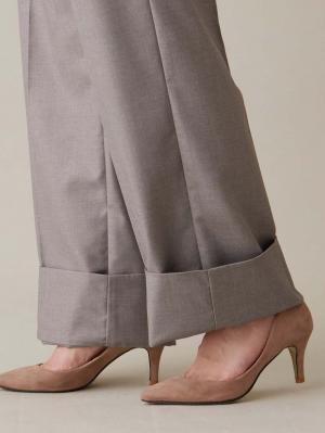 マタニティ パンツ|ハイウェストアジャストワイドパンツ　マタニティ・産後【出産後も長く使える】