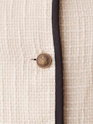 マタニティ トップス|ツィードペプラムジャケット　マタニティ・産後【出産後も長く使える】