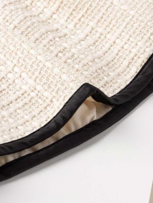 マタニティ トップス|ツィードペプラムジャケット　マタニティ・産後【出産後も長く使える】