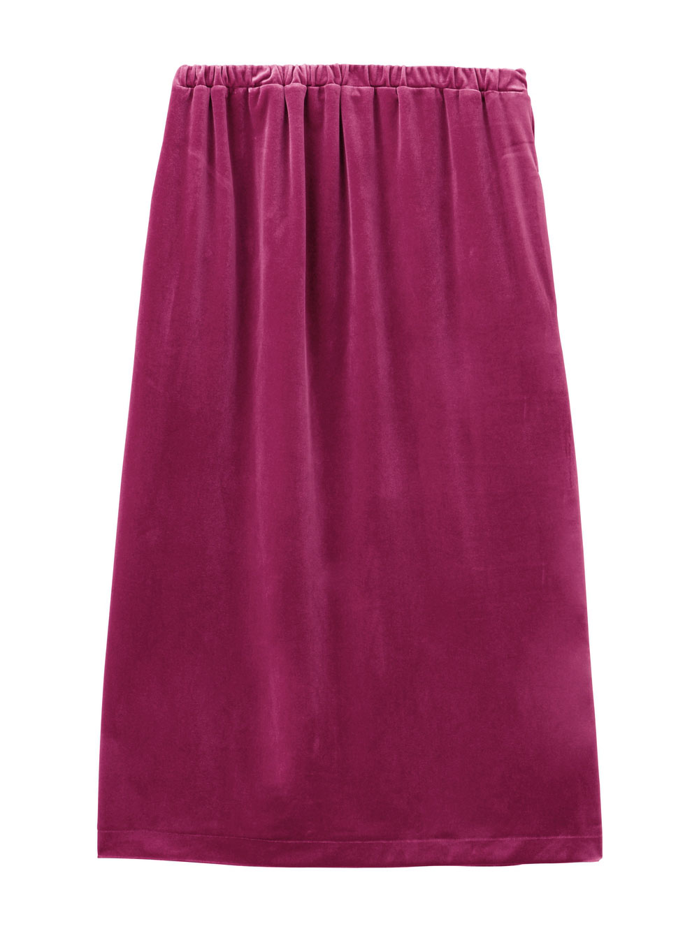 マタニティ スカート|ベロアギャザースカート マタニティ・産後【出産後も長く使える】|パープル