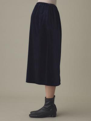 マタニティ スカート|ベロアギャザースカート マタニティ・産後【出産後も長く使える】