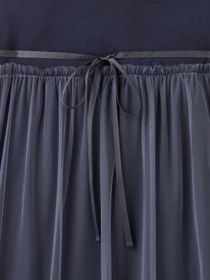 マタニティ スカート|ティアードチュールスカート マタニティ・産後【出産後も長く使える】