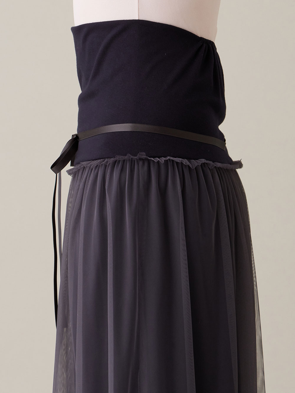 マタニティ スカート|ティアードチュールスカート マタニティ・産後【出産後も長く使える】