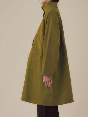 マタニティ ワンピース|フロント開きコーデュロイミニワンピ　マタニティ・授乳服【出産後も長く使える】