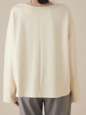 マタニティ トップス|クロススリットベルスリーブプルオーバー マタニティ・授乳服【出産後も長く使える】