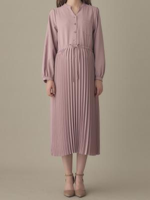 マタニティ ワンピース|プリーツワンピース マタニティ・授乳服【出産後も長く使える】