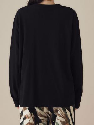 マタニティ トップス|クロススリットカットソー マタニティ・授乳服【出産後も長く使える】