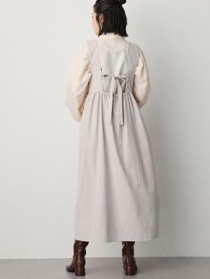 バックリボンキャミワンピース マタニティ・授乳服【出産後も長く使える】10434