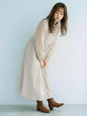 マタニティ ワンピース|バックリボンキャミワンピース マタニティ・授乳服【出産後も長く使える】