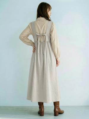 マタニティ ワンピース|バックリボンキャミワンピース マタニティ・授乳服【出産後も長く使える】