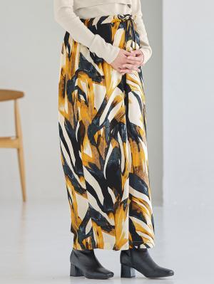 タックワイドパンツ　マタニティ・産後【出産後も長く使える】10435