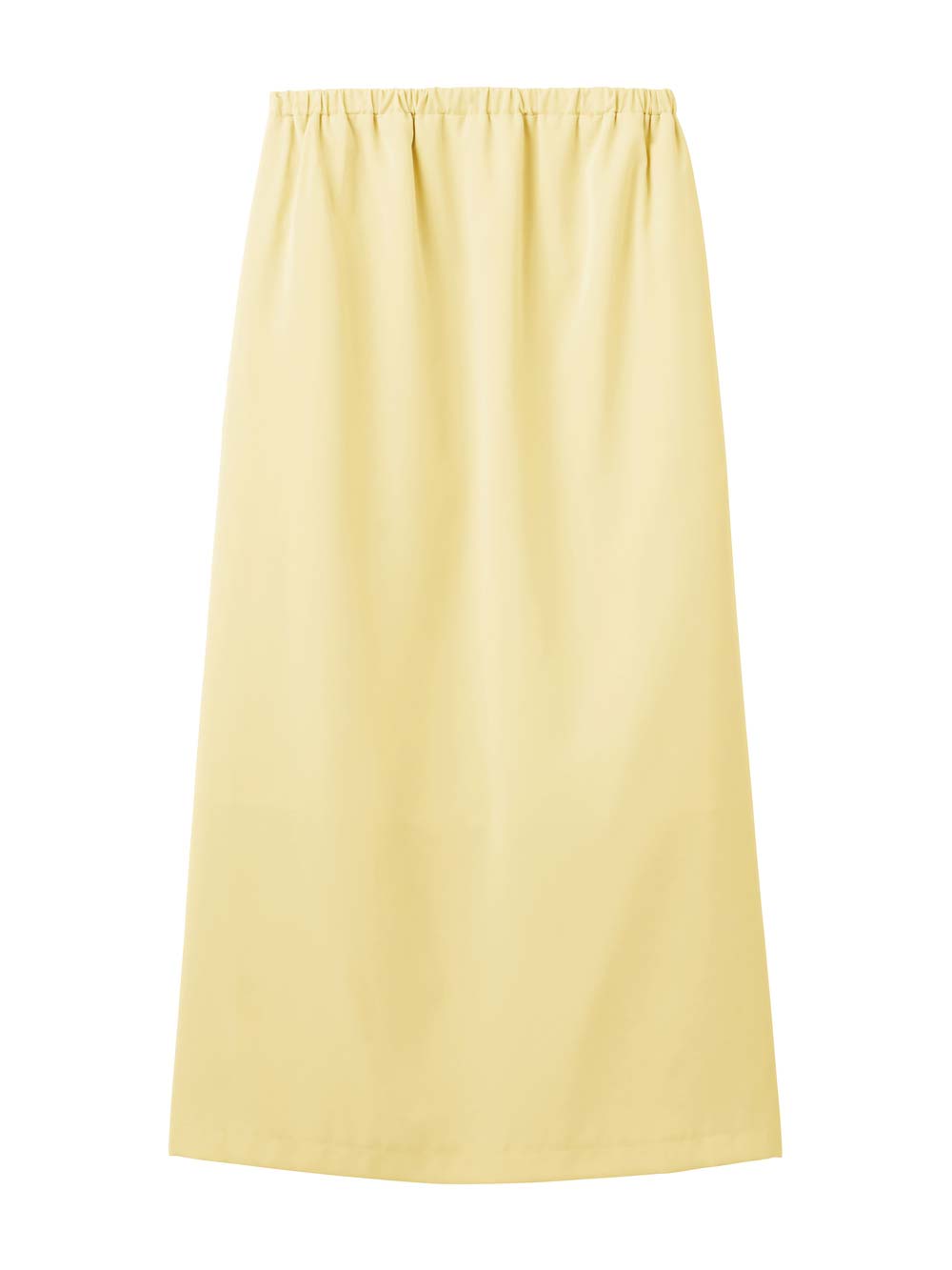 マタニティ スカート|Iラインロングスカート　マタニティ・産後【出産後も長く使える】|イエロー