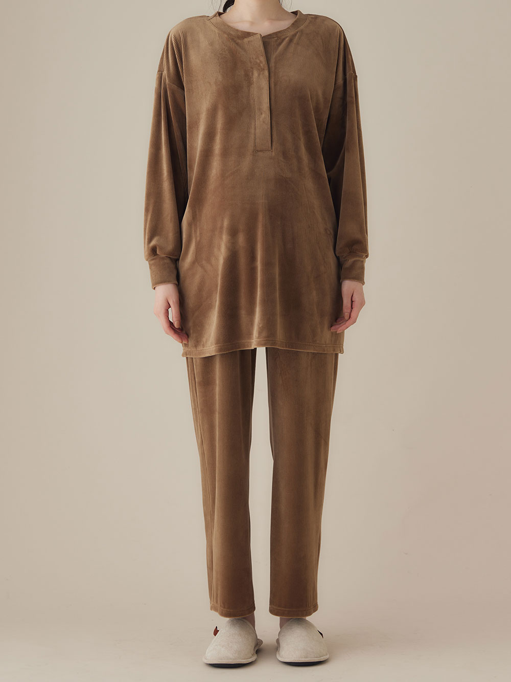 マタニティ パジャマ・ルームウェア|ソフトコールパジャマ マタニティ・授乳服【出産後も長く使える】