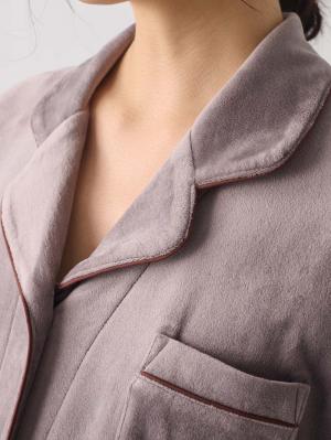 マタニティ パジャマ・ルームウェア|ストレッチベロア便利な2WAYワンピース fairy（フェアリー） パジャマ マタニティ・産後 【出産後も長く使える】