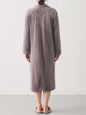 マタニティ パジャマ・ルームウェア|ストレッチベロア便利な2WAYワンピース fairy（フェアリー） パジャマ マタニティ・産後 【出産後も長く使える】