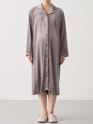 マタニティ パジャマ・ルームウェア|ストレッチベロア便利な2WAYワンピース fairy（フェアリー） パジャマ マタニティ・産後 【出産後も長く使える】