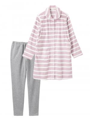 ふんわりあたたかサイドスリットトップス＋裏起毛パンツ fairy（フェアリー） マタニティ・産後 【出産後も長く使える】 10445