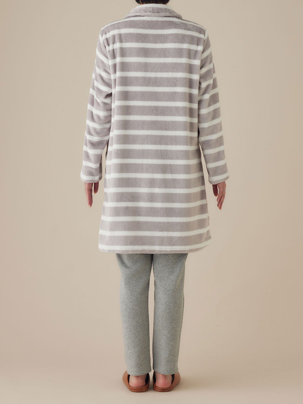 マタニティ パジャマ・ルームウェア|ふんわりあたたかサイドスリットトップス＋裏起毛パンツ fairy（フェアリー） マタニティ・産後 【出産後も長く使える】