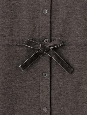 マタニティ パジャマ・ルームウェア|あったか裏シャギーブラウジングワンピース パジャマ  fairy（フェアリー）マタニティ・産後 【出産後も長く使える】