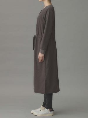 マタニティ パジャマ・ルームウェア|あったか裏シャギーブラウジングワンピース パジャマ  fairy（フェアリー）マタニティ・産後 【出産後も長く使える】