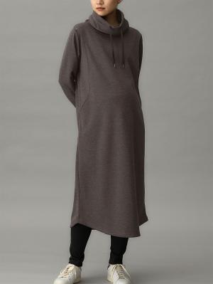 あったか裏シャギーらくちんワンピース fairy（フェアリー）マタニティ・産後 【出産後も長く使える】10447