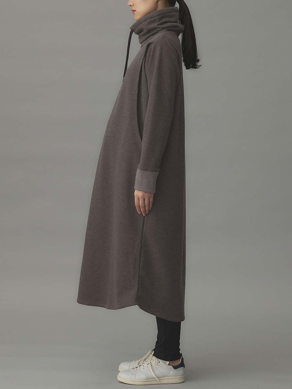 マタニティ ワンピース|あったか裏シャギーらくちんワンピース fairy（フェアリー）マタニティ・産後 【出産後も長く使える】