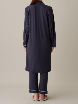 マタニティ パジャマ・ルームウェア|とろみらくちんパジャマ(サイドスリット開き) マタニティ・産後 【出産後も長く使える】