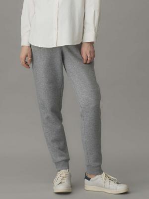 マタニティ パンツ|裏起毛ゆったりジョガーパンツ  fairy（フェアリー） マタニティ・産後 【出産後も長く使える】|杢グレー