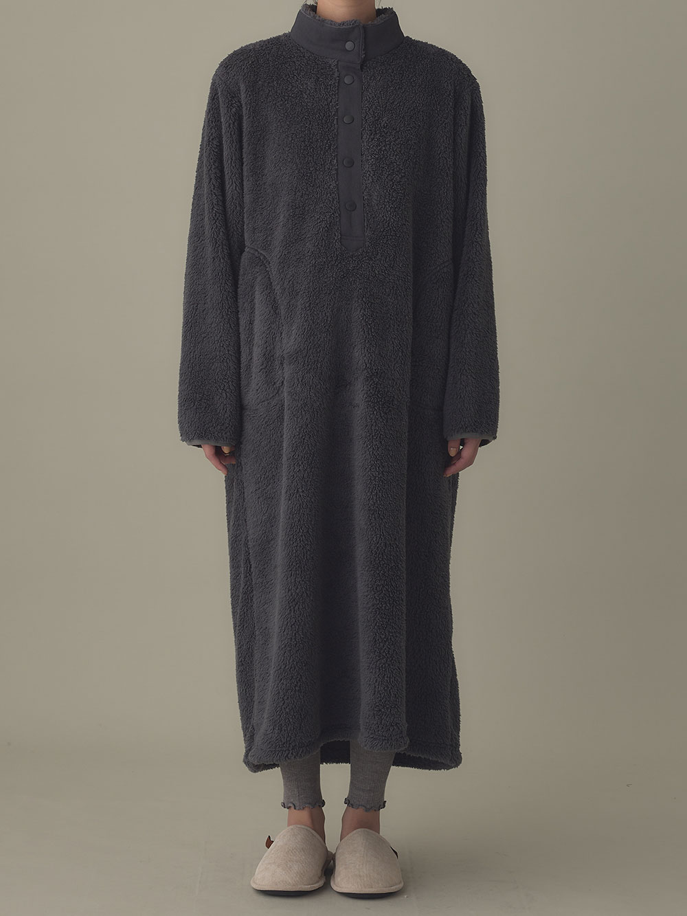 マタニティ パジャマ・ルームウェア|毛布みたいにあたたかいリラックスルームウェアワンピース マタニティ・授乳服【出産後も長く使える】