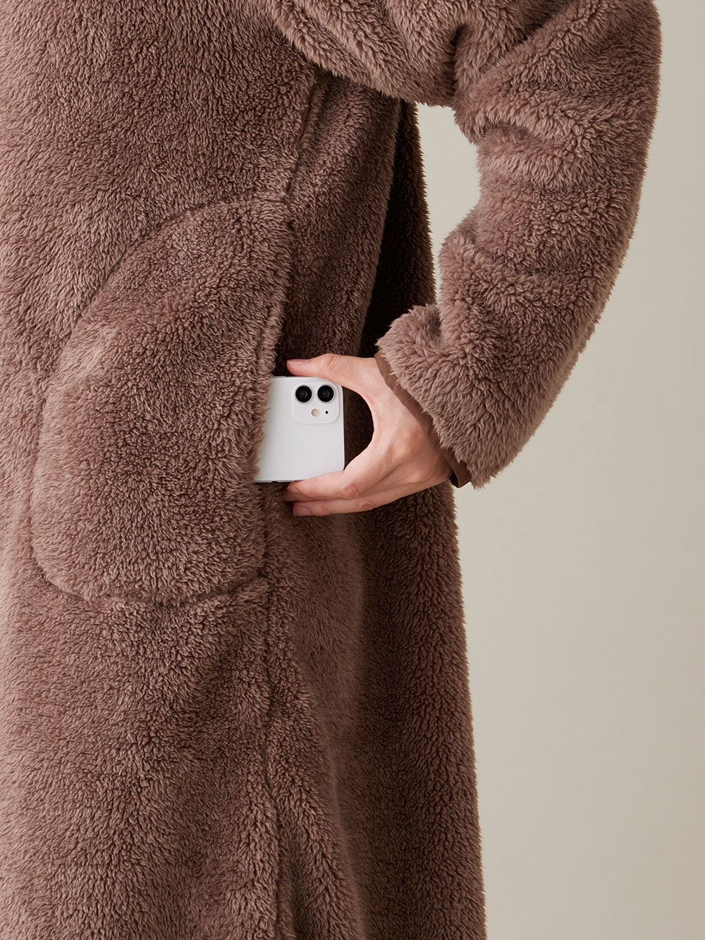 マタニティ パジャマ・ルームウェア|毛布みたいにあたたかいリラックスルームウェアワンピース マタニティ・授乳服【出産後も長く使える】