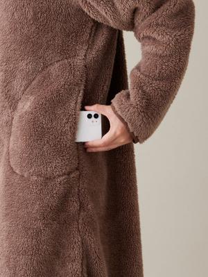 マタニティ パジャマ・ルームウェア|毛布みたいにあたたかいリラックスルームウェアワンピース マタニティ・授乳服【出産後も長く使える】