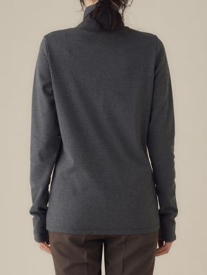 マタニティ トップス|綿混フライスタートル　マタニティ・授乳服【出産後も長く使える】