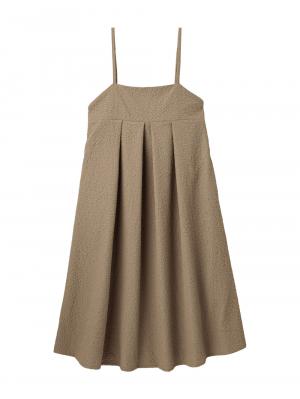 ふくれジャガードキャミワンピース　マタニティ・授乳服【出産後も長く使える】 10454