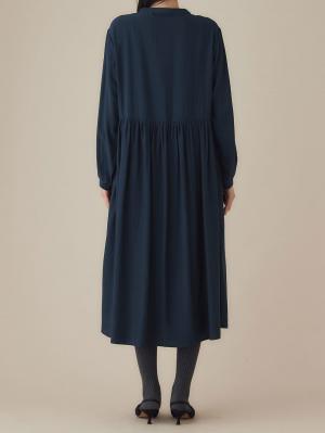 マタニティ ワンピース|ウエスト切替ギャザーワンピース　マタニティ・授乳服【出産後も長く使える】