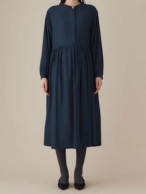 マタニティ ワンピース|ウエスト切替ギャザーワンピース　マタニティ・授乳服【出産後も長く使える】